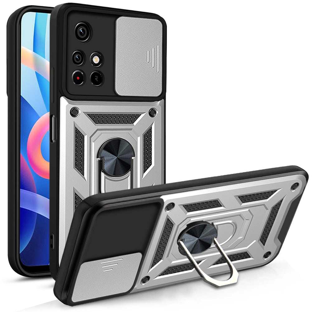 For Xiaomi Redmi Note 11 Pro 5G (China) (MediaTek) Note 11 Pro 5G Ring Kickstand TPU PC Phone Case Slide Camera Protection Back Cover For Xiaomi Redmi Note 11 Pro 5G (China) (MediaTek) Note 11 Pro 5G Ring Kickstand TPU PC Phone Case Slide Camera Protection Back Cover